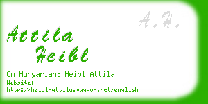 attila heibl business card